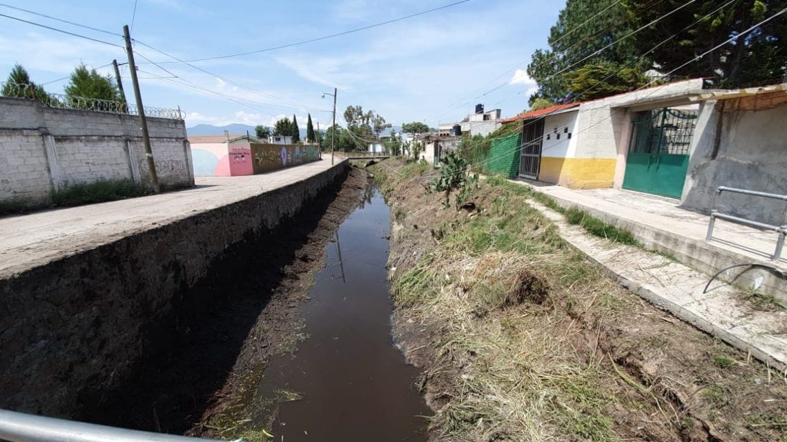 Concluyen trabajos de limpieza y desazolve en dren Buenos Aires en  Tulancingo